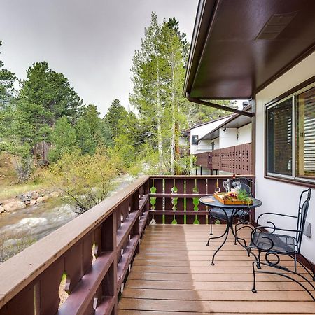 Estes Park Condo Rental Balcony With River Views! Εξωτερικό φωτογραφία