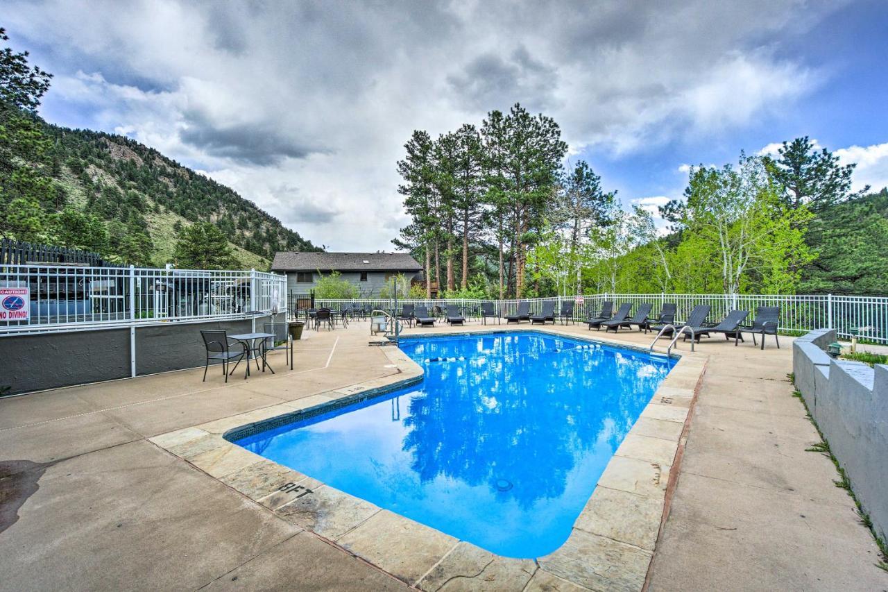 Estes Park Condo Rental Balcony With River Views! Εξωτερικό φωτογραφία