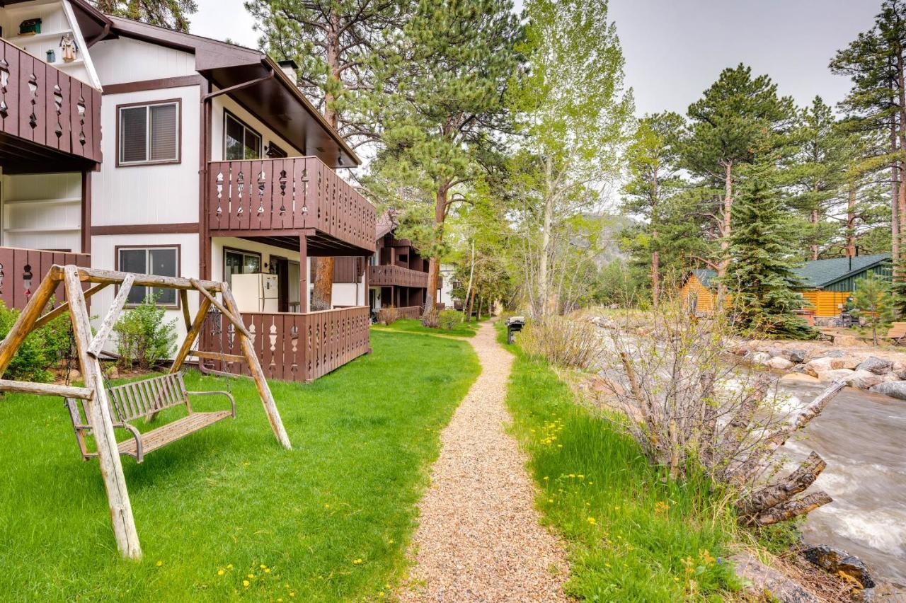 Estes Park Condo Rental Balcony With River Views! Εξωτερικό φωτογραφία