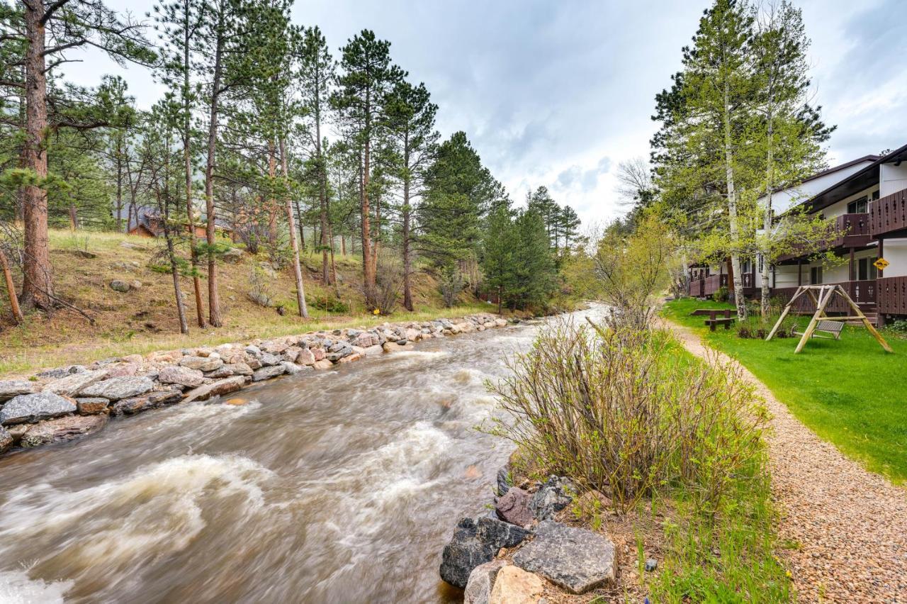 Estes Park Condo Rental Balcony With River Views! Εξωτερικό φωτογραφία