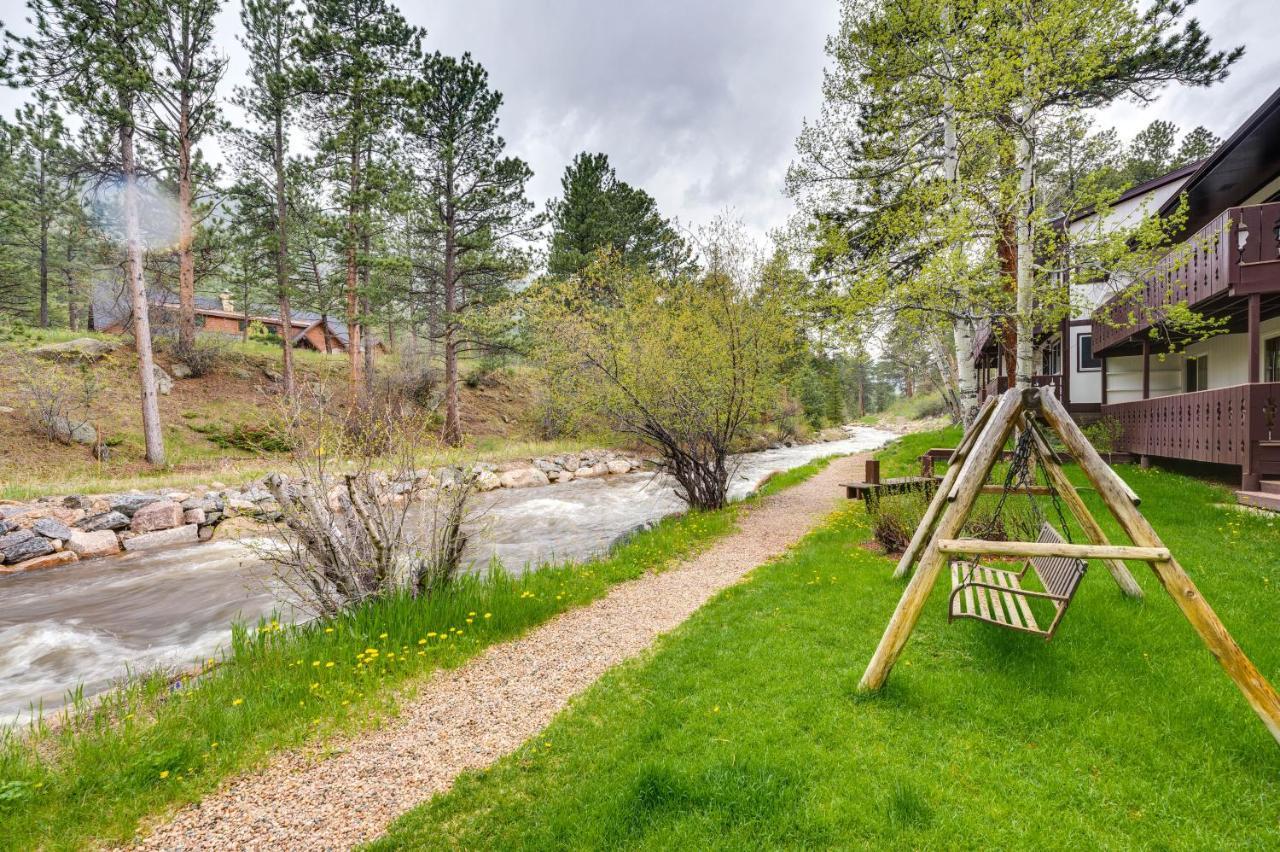 Estes Park Condo Rental Balcony With River Views! Εξωτερικό φωτογραφία