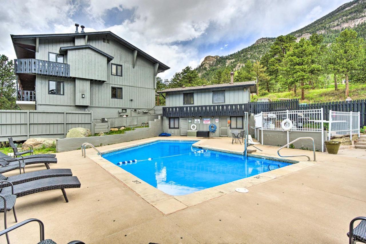 Estes Park Condo Rental Balcony With River Views! Εξωτερικό φωτογραφία